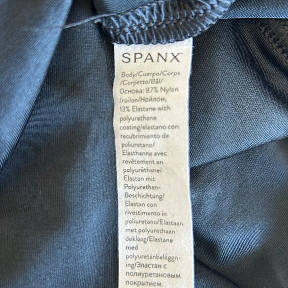 Spanx Leggings, Faux Leather, Black, Size XL - Picture 5 of 8